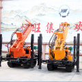 HQZ300L Air compressed DTH rock well drilling rig punching machine for hard rock